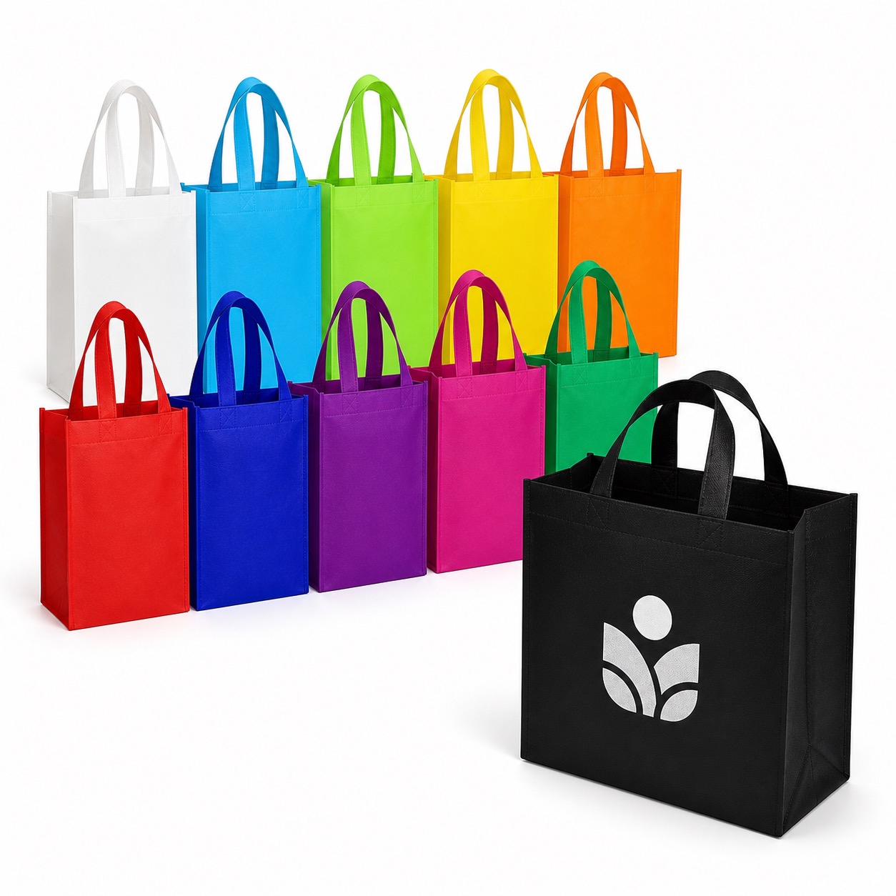 Foldable Non-Woven Shopping Bag, 35 x 25 x 10 cm
