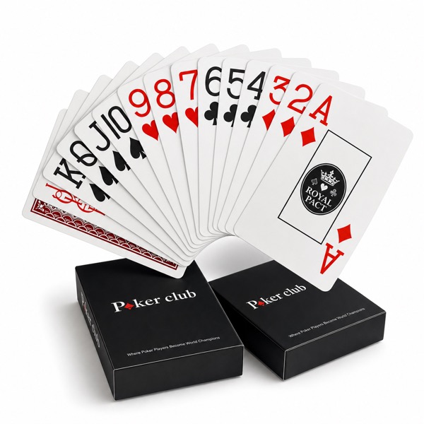 52 Card PVC Poker Deck With 2 Jokers
