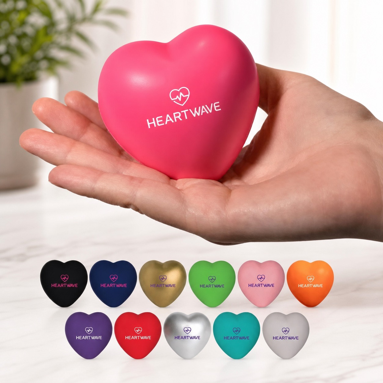 Heart Stress Ball for Hand Grip Exercise