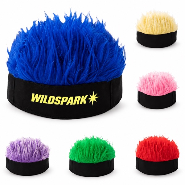 Short Hair Costume Visor Hat 22.83 Inch