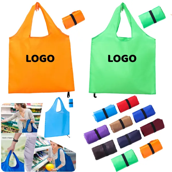 Reusable Foldable 210t Polyester Shopping Bag
