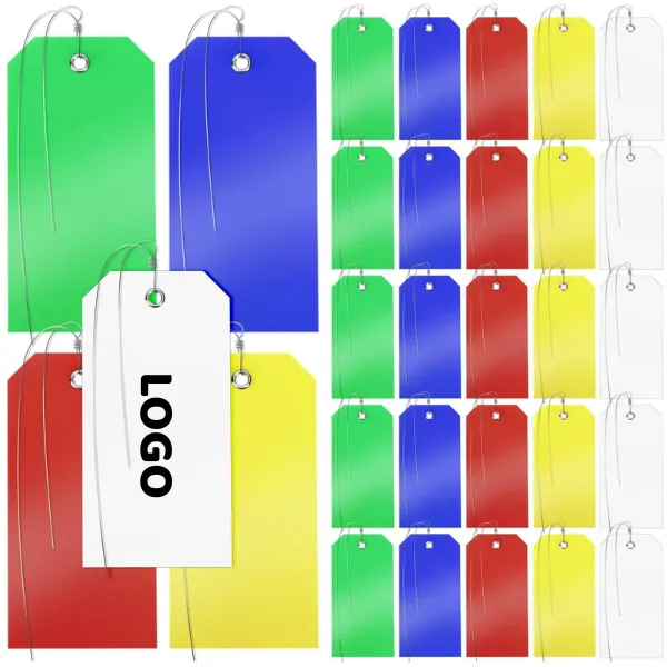 Color PVC Tags with Strap